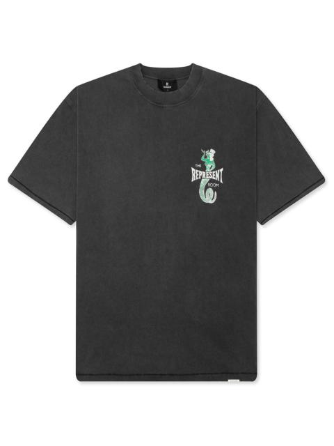 REPRESENT X THE VIPER ROOM DICE T-SHIRT - VINTAGE GREY