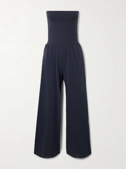 Les Essentiels Dao convertible stretch-jersey jumpsuit Blue