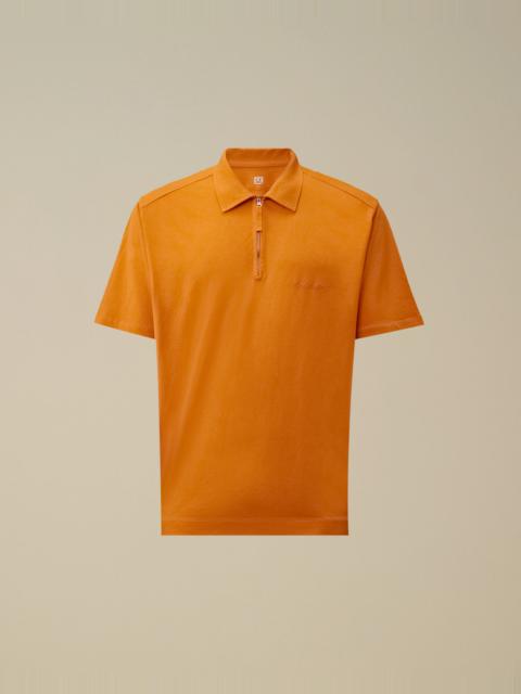 1020 Jersey Short Sleeve Half Zip Polo