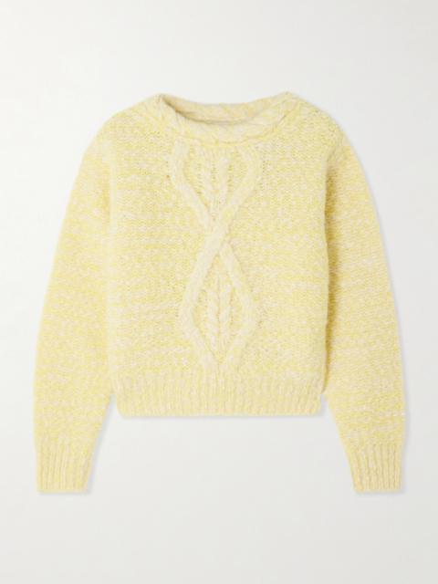 Dorota Cable-knit Alpaca-blend Sweater