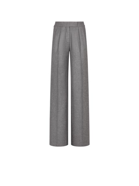 TAILORED DOUBLE PLEAT WIDE LEG PANTS