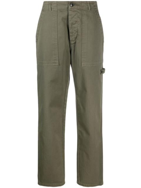 Jerry straight-leg cotton trousers