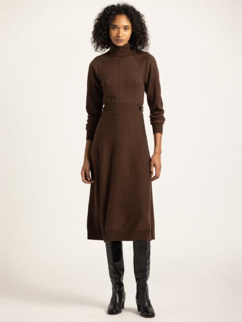 BECKY RAGLAN HORSEBIT SWEATER DRESS