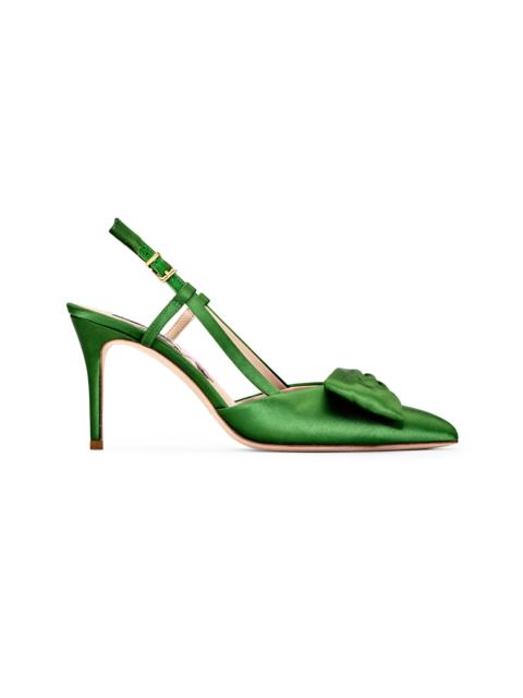 Lenox Obi-Bow Slingback  - Green Garnet