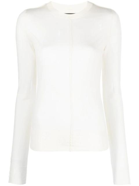 distressed cashmere jumper