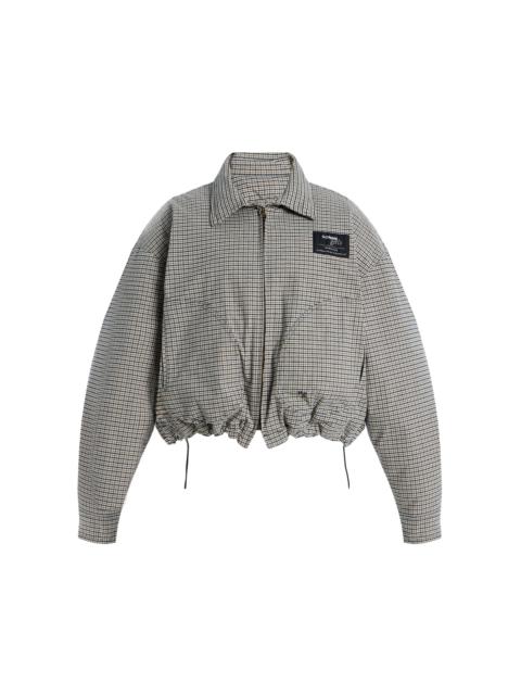 Cotton Down Coat plaid