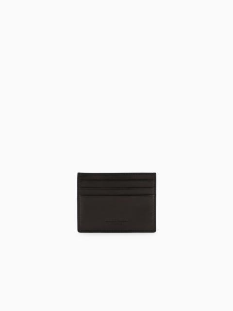 Nappa leather card holder