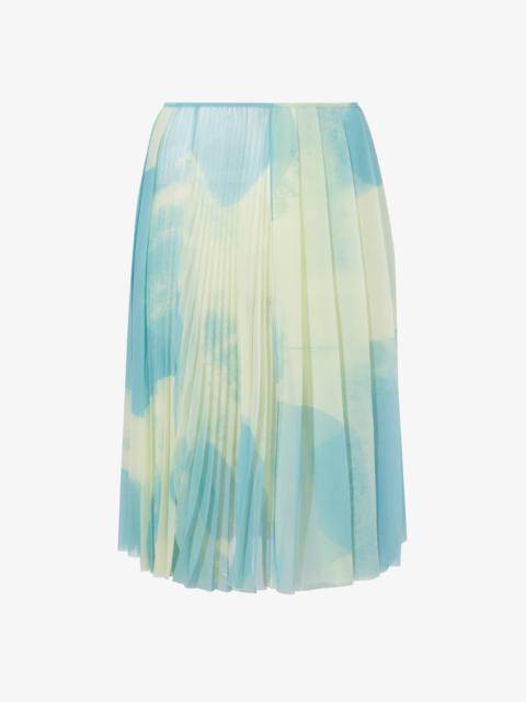 Judy Skirt in Printed Nylon Jersey