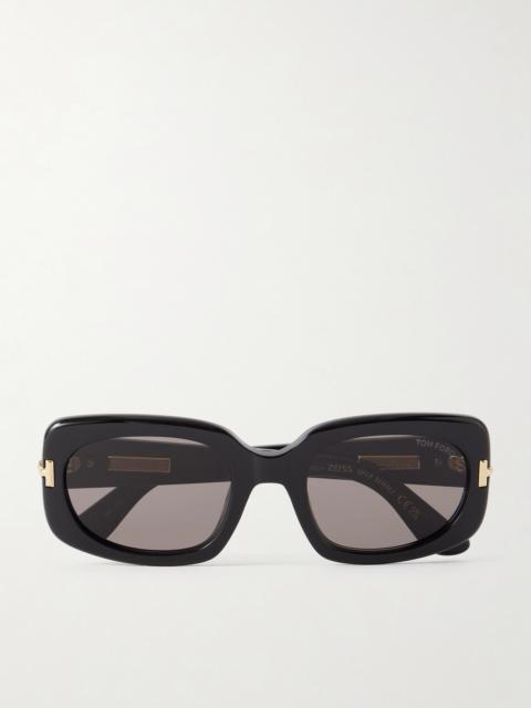 Square-frame Acetate Sunglasses