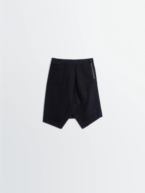 ASYMMETRIC SKIRT IN DENIM