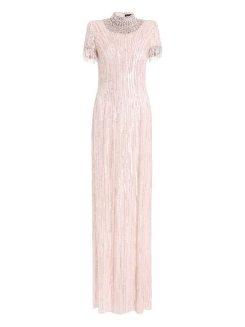 Madeleine beaded maxi dress