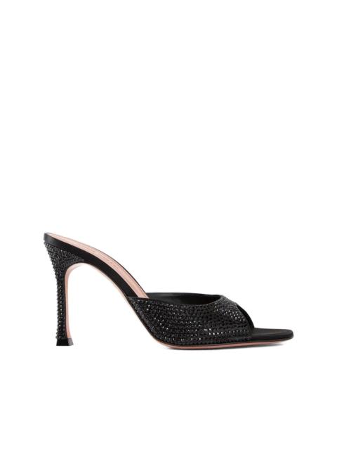 crystal-embellished heeled mules