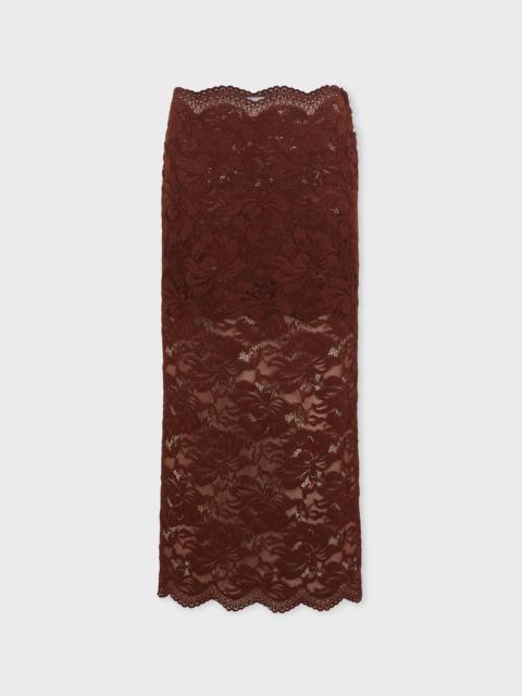 MIDI SKIRT IN LACE