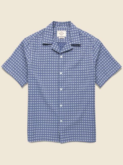 Soul Tile Camp Shirt - Blue
