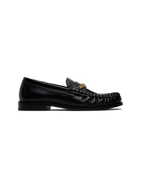 Black Chain Loafers
