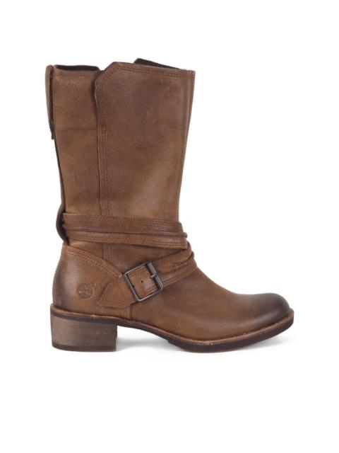 Whittemore Mid Side-Zip "Dark Brown" boots