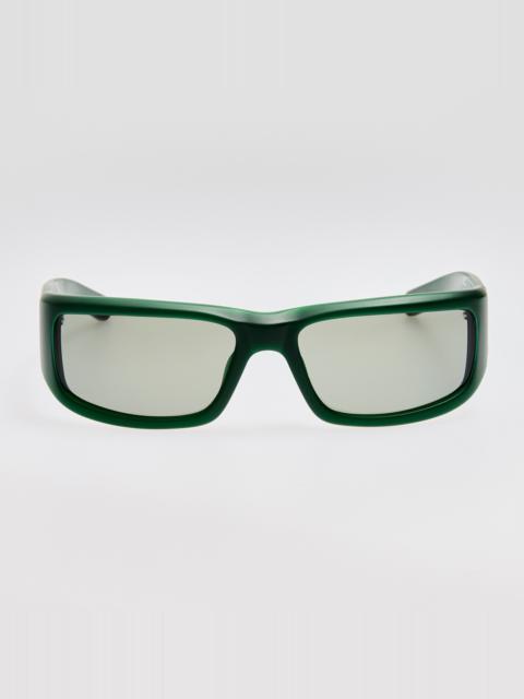 Aero Sunglasses in Matt Green