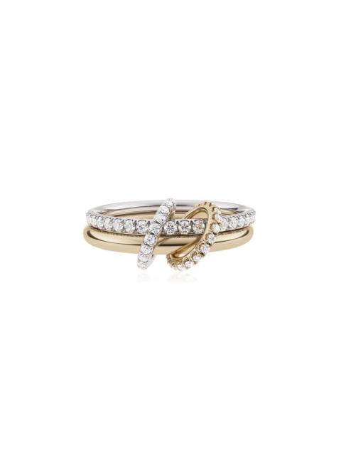 Ceres 18K Yellow And White Gold Diamond Ring multi