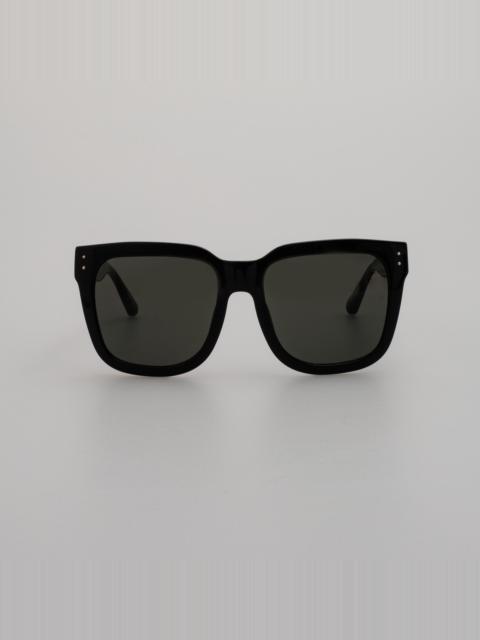 THE FREYA | SQUARE SUNGLASSES IN BLACK (C1)