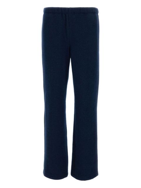 drawstring-waist wool trousers