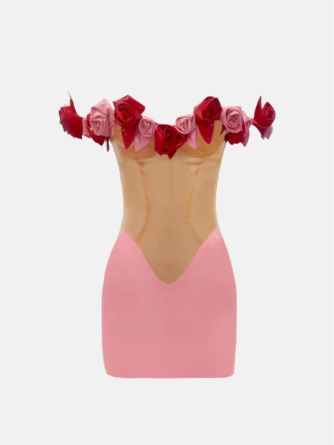 FANTASY LATEX DRESS PINK