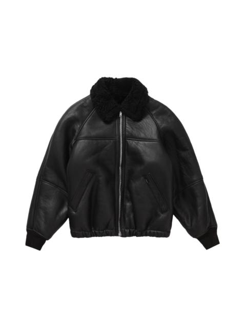 Supreme Schott Shearling Bomber Jacket Black