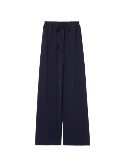 drawstring tailored trousers