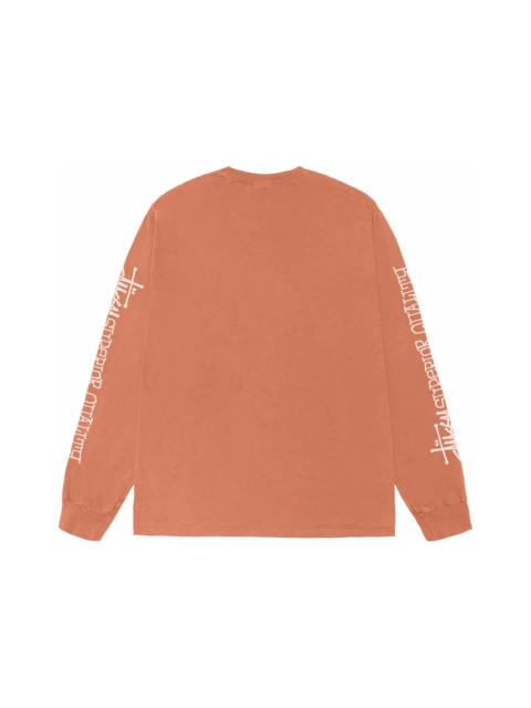 Stussy Superior Quality Pigment Dyed L/S Tee Rust