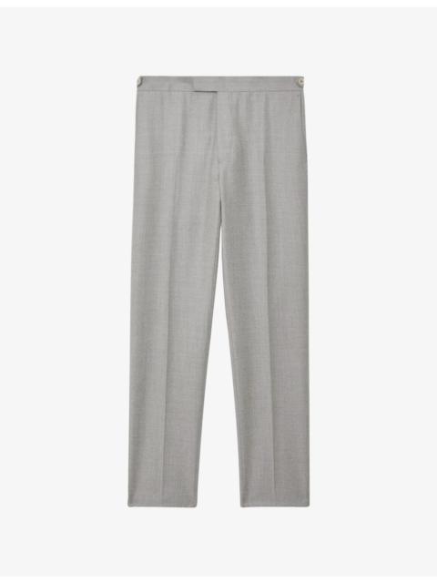 Tyler Straight-Leg Wool Trousers