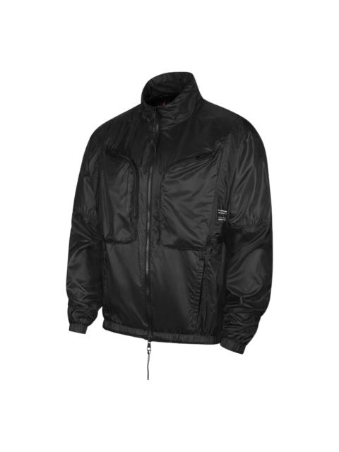 Air Jordan Solid Color Zipper Jacket Black DM1864-010