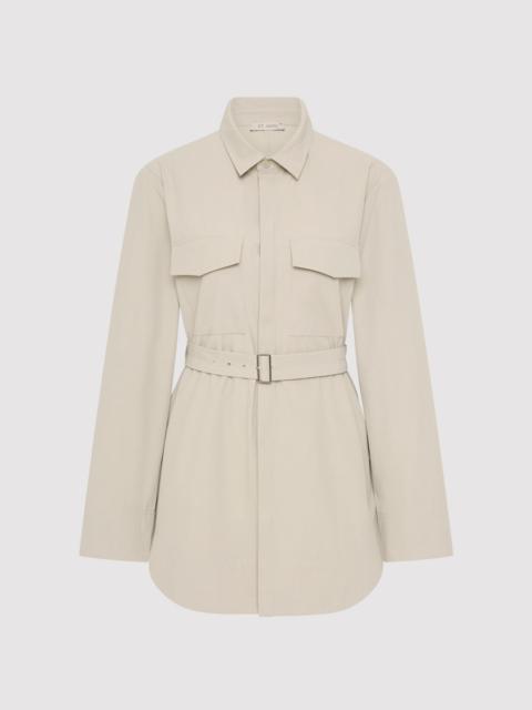 Utility Shirt Jacket - Creme