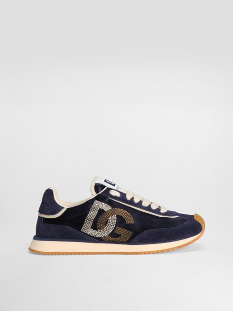 Mixed-material DG Cushion sneakers