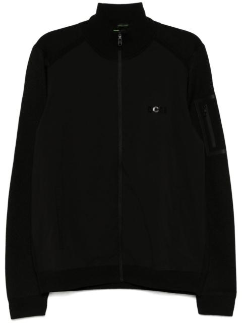 logo-print jacket