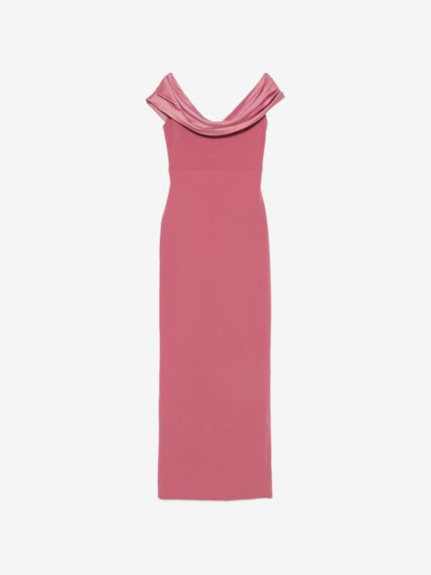 Adele off-shoulder maxi dress