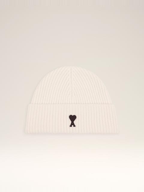 WHITE WOOL AMI DE COEUR BEANIE