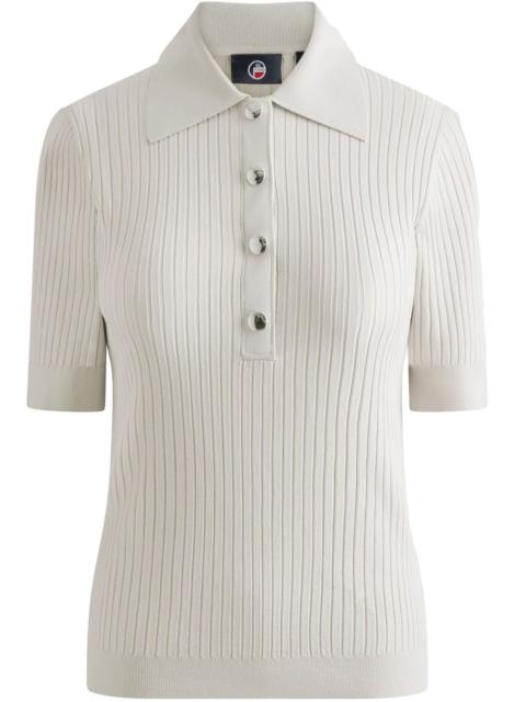 knitted polo top