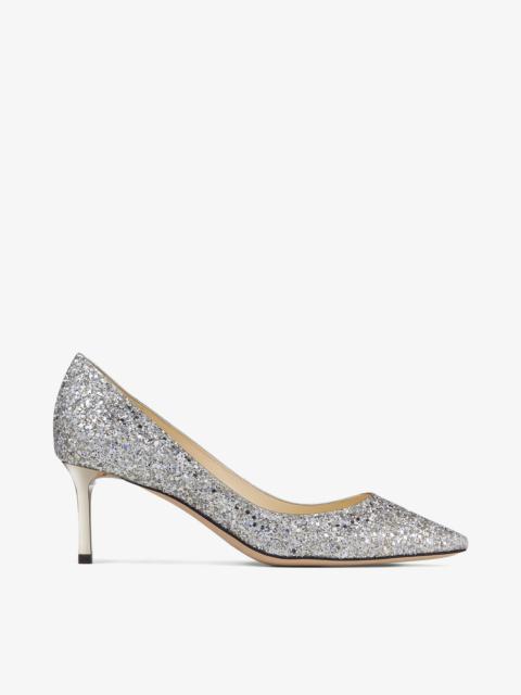 Romy 60
Champagne Coarse Glitter Fabric Pointed Pumps