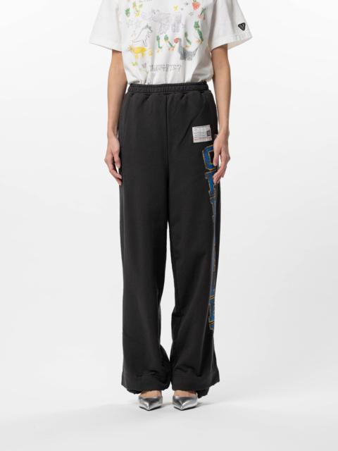 College Print Sweat Pants