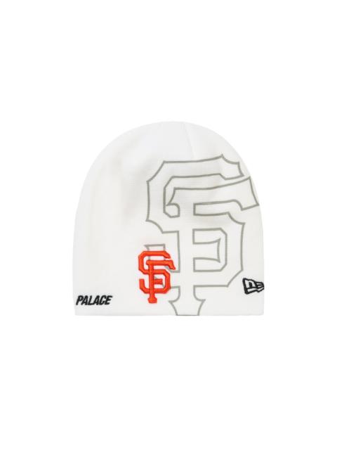 PALACE SAN FRANCISCO GIANTS NEW ERA NEIN CUFF BEANIE WHITE