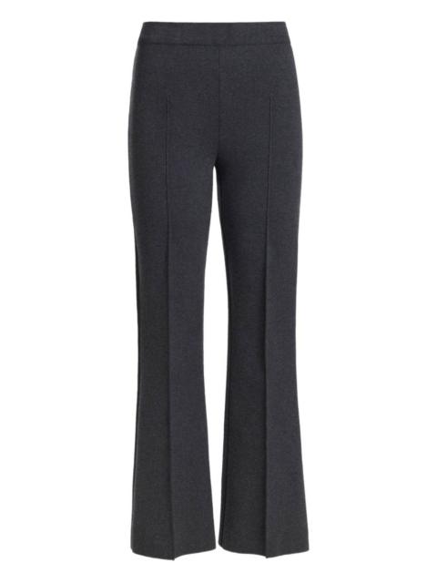seam-detail trousers