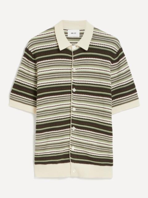 Nolan Textured Cardigan Polo