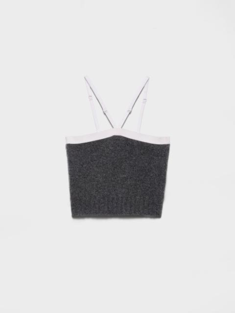 Cashmere and wool top