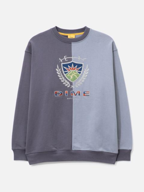 SPLIT CREST CREWNECK