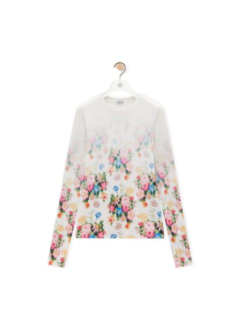 Long sleeve top in modal