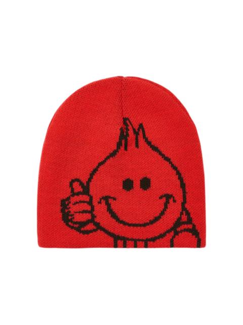 Palace x World Industries Reverso Nein Cuff Beanie Red/Black