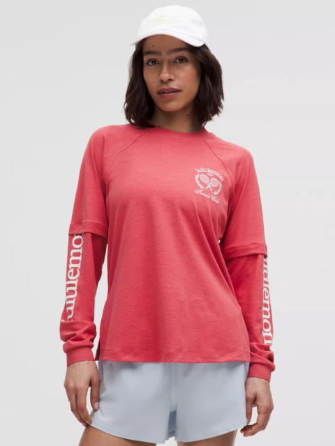 Layered Long-Sleeve T-Shirt *Tennis Club