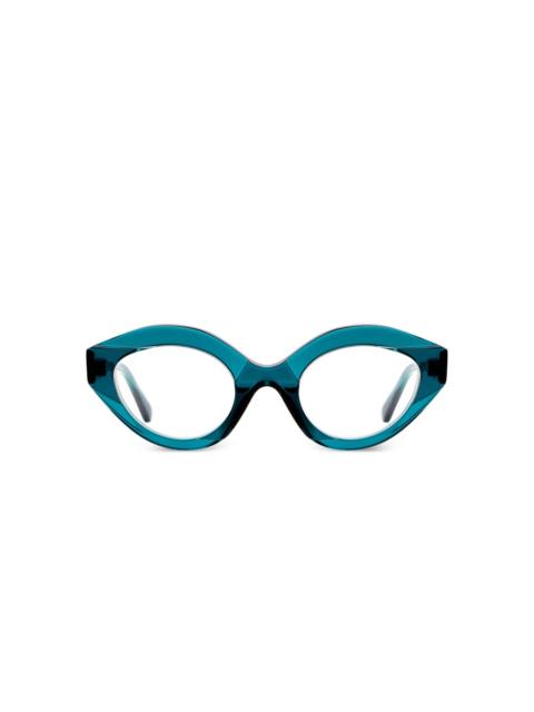 oval-frame glasses
