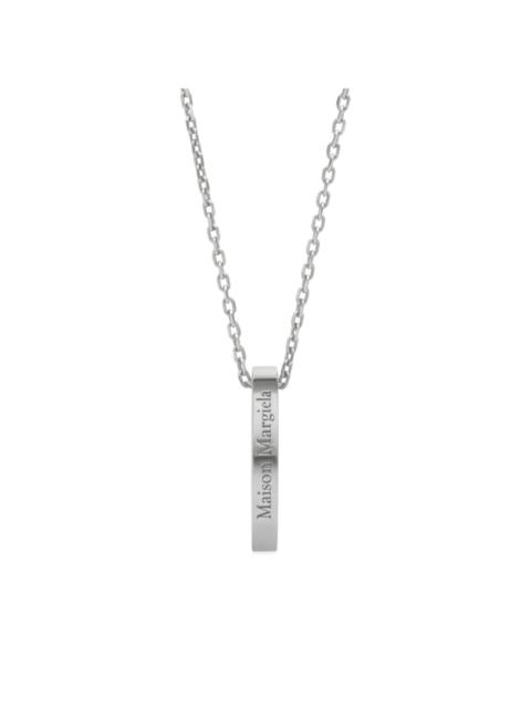 logo ring precious metals necklace