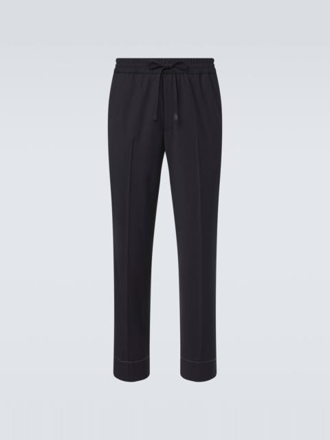 Asolo wool straight pants