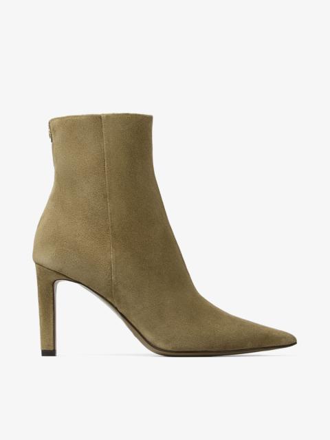 Frankie Ankle Boot 85
Caper Green Velvet Suede Ankle Boots